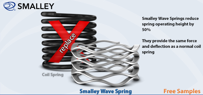 Reduce Spring Operating Height with Smalley Wave Springs!