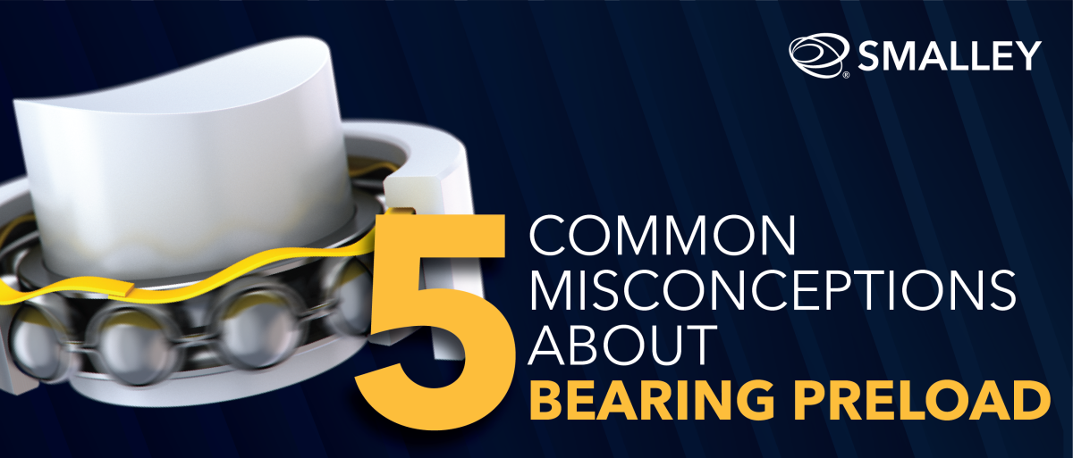 single-turn wave spring as bearing preload