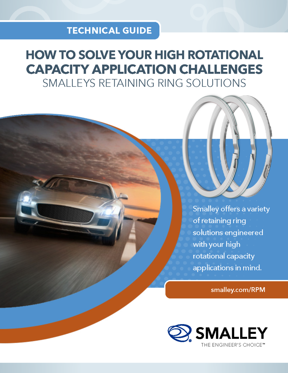 High RPM Retaining Ring Solutions Technical Guide