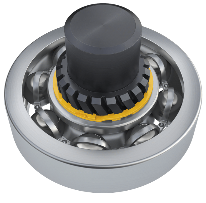 electric mobile and Spirolox retaining ring assembly