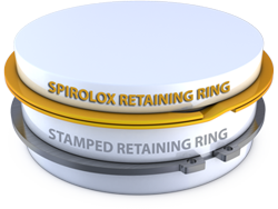 Spiral Retaining Ring Compared to a Circlip