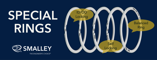 Special Rings: Self-Locking, Balanced, and ID/OD Lock