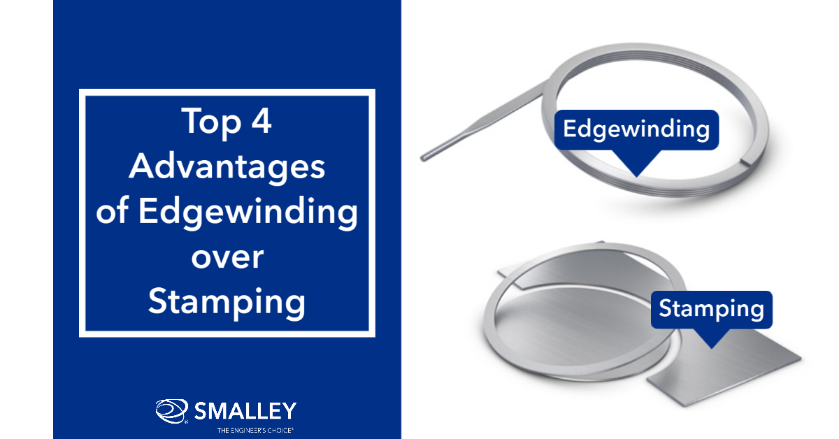 Top 4 Advantages of Edgewinding over Stamping in Retaining Ring and Wave Spring Manufacturing