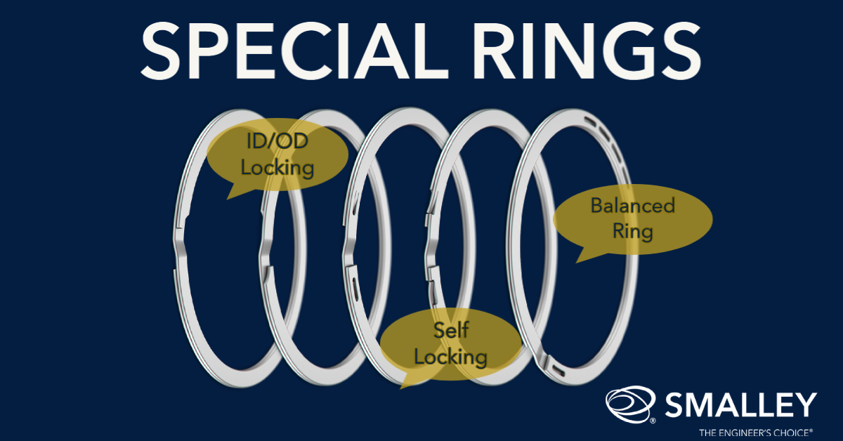 Special Rings: Self-Locking, Balanced, and ID/OD Lock