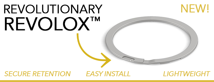 Revolutionary Revolox® Self-Locking Retaining Ring